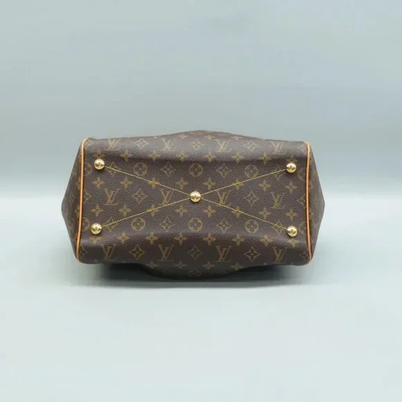 100% Authentic Louis Vuitton Tivoli Brown Monogram Canvas Tote - Picture 5 of 12
